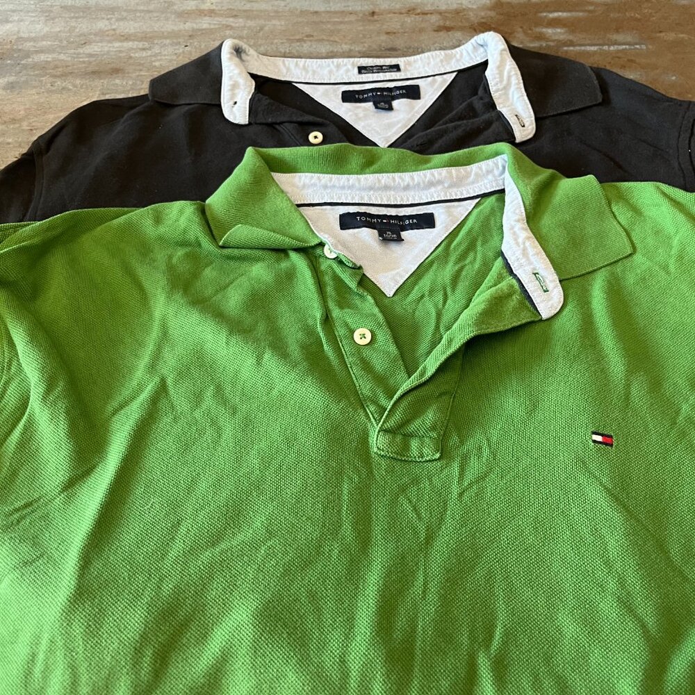 2 Tommy Polo shirts XL